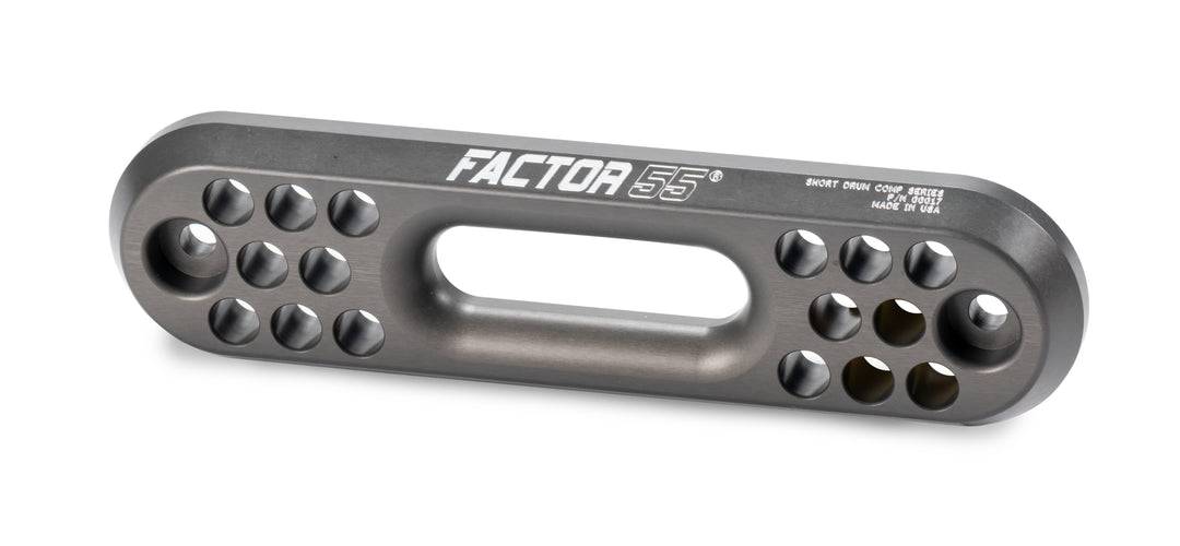 Factor 55 Short Drum Comp Fairlead 1.0 Inch Thick for Heavy-Duty Synthetic Rope Handling