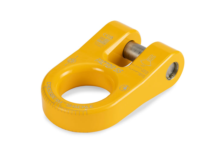 Factor 55 Crossbeam Shackle Yellow - Heavy-Duty Aluminum Recovery Hook