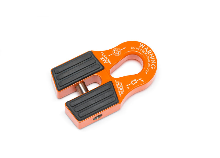 Factor 55 FlatLink XTV Winch Shackle Mount – Orange for UTVs and ATVs
