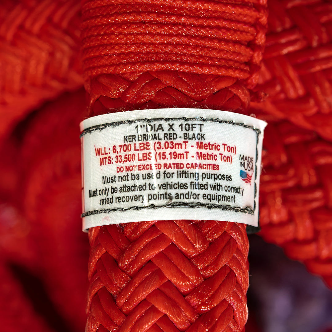 Factor 55 Extreme Duty Kinetic Energy Rope 1 Inch Diameter x 10 Feet