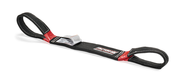Factor 55 Shorty Strap III (3 ft x 3 in) – Low Stretch Polyester Recovery Strap in Red
