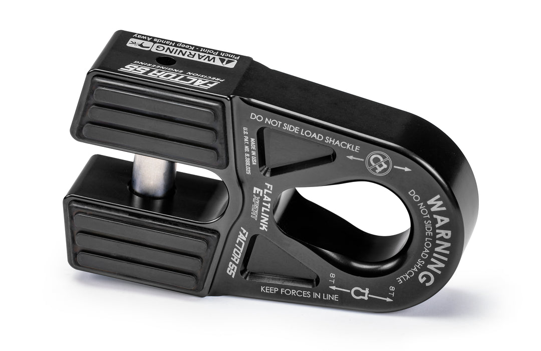 Factor 55 FlatLink "E" Expert Winch Shackle Mount – Black