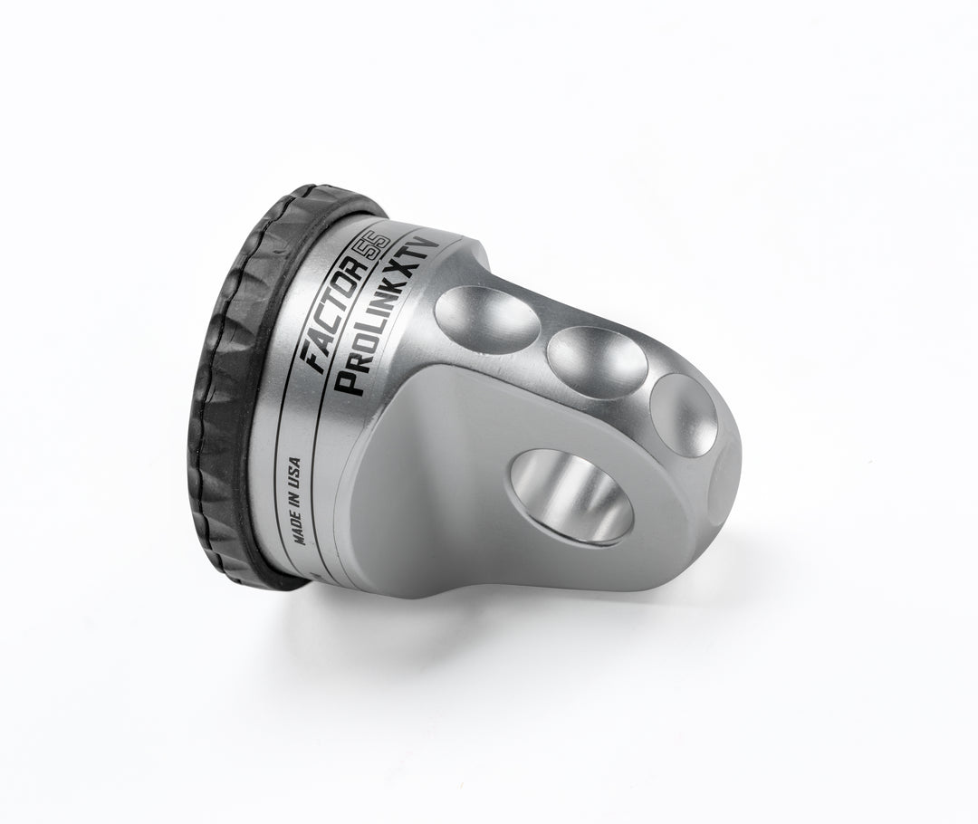 Factor 55 ProLink XTV Winch Shackle Mount - Silver for UTVs and ATVs