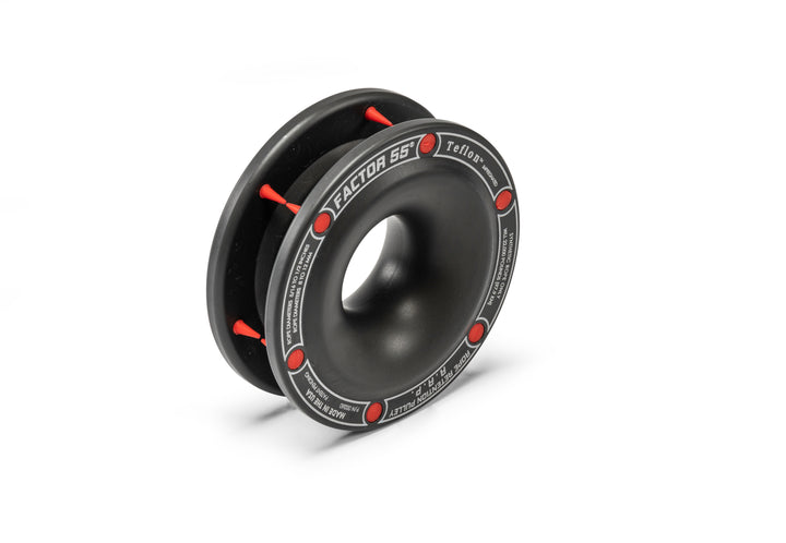 Factor 55 Rope Retention Pulley (RRP) - 6061 Aluminum, Hard Anodized Gray