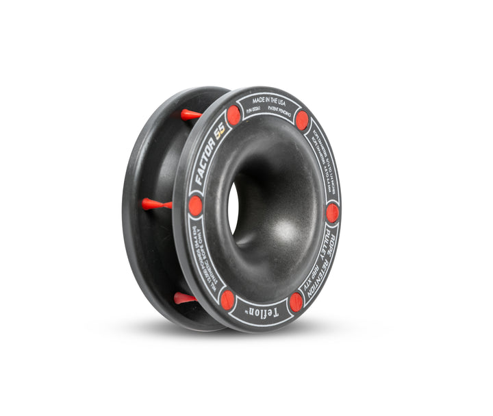 Factor 55 Rope Retention Pulley XTV (RRP XTV) for Synthetic Rope - Gray, Hard Anodized Aluminum