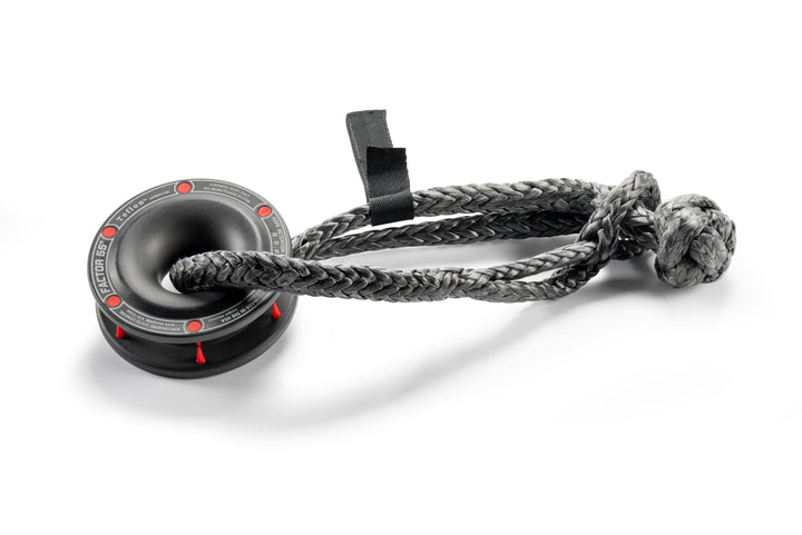 Factor 55 Rope Retention Pulley (RRP) with Soft Shackle Combo – Gray, 6061 Aluminum, Hard Anodized Finish
