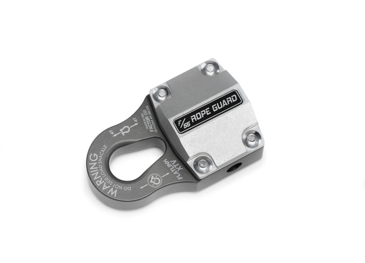 Factor 55 Flatlink XTV Rope Guard – 6061 Aluminum, Silver Finish