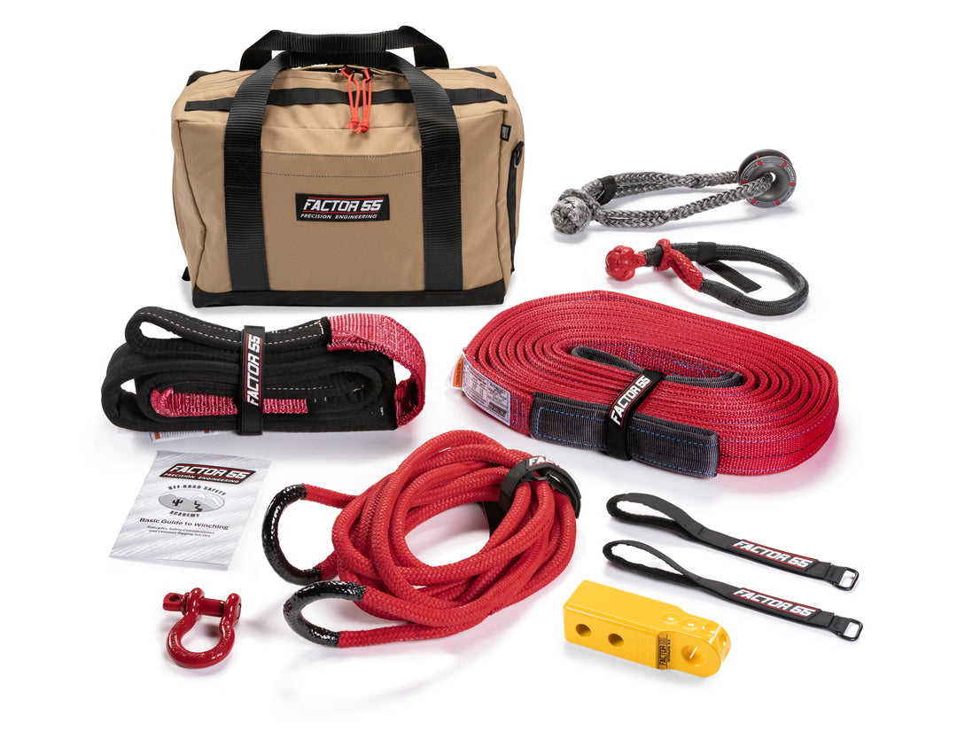 Factor 55 Hemingway Winch Accessory Kit with Yellow HitchLink