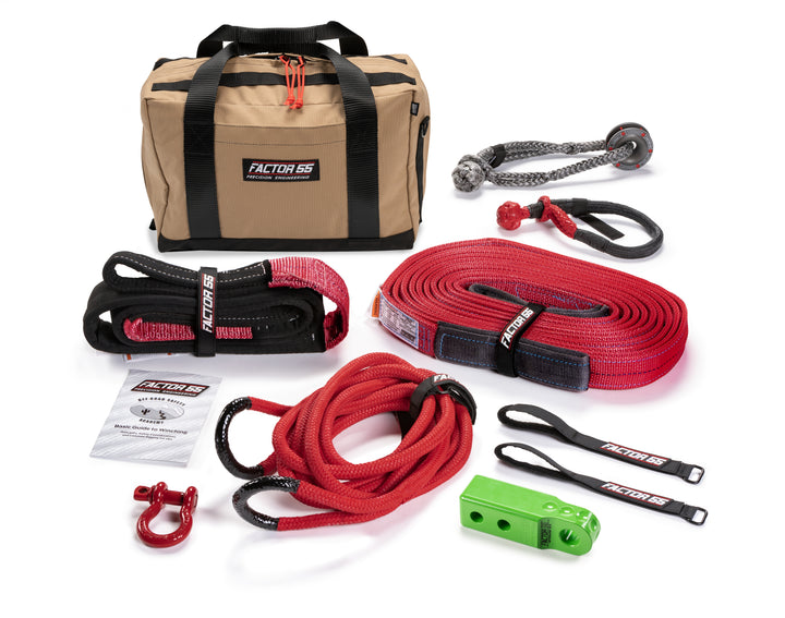 Factor 55 Hemingway Winch Accessory Kit with Green Hitchlink