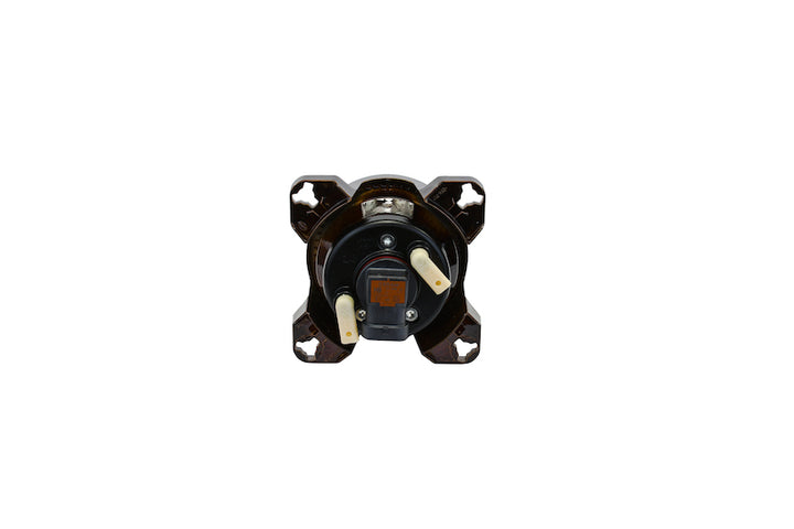 Hella Headlight with H9 Bulb for Left Fitting - Black Housing, Clear Lens, 12V High Beam, SAE Approved