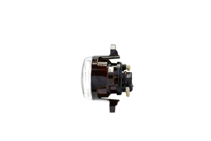 Hella Headlight with H9 Bulb for Left Fitting - Black Housing, Clear Lens, 12V High Beam, SAE Approved