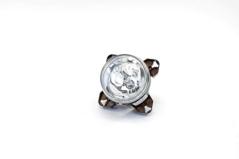 Hella Headlight with H9 Bulb for Left Fitting - Black Housing, Clear Lens, 12V High Beam, SAE Approved