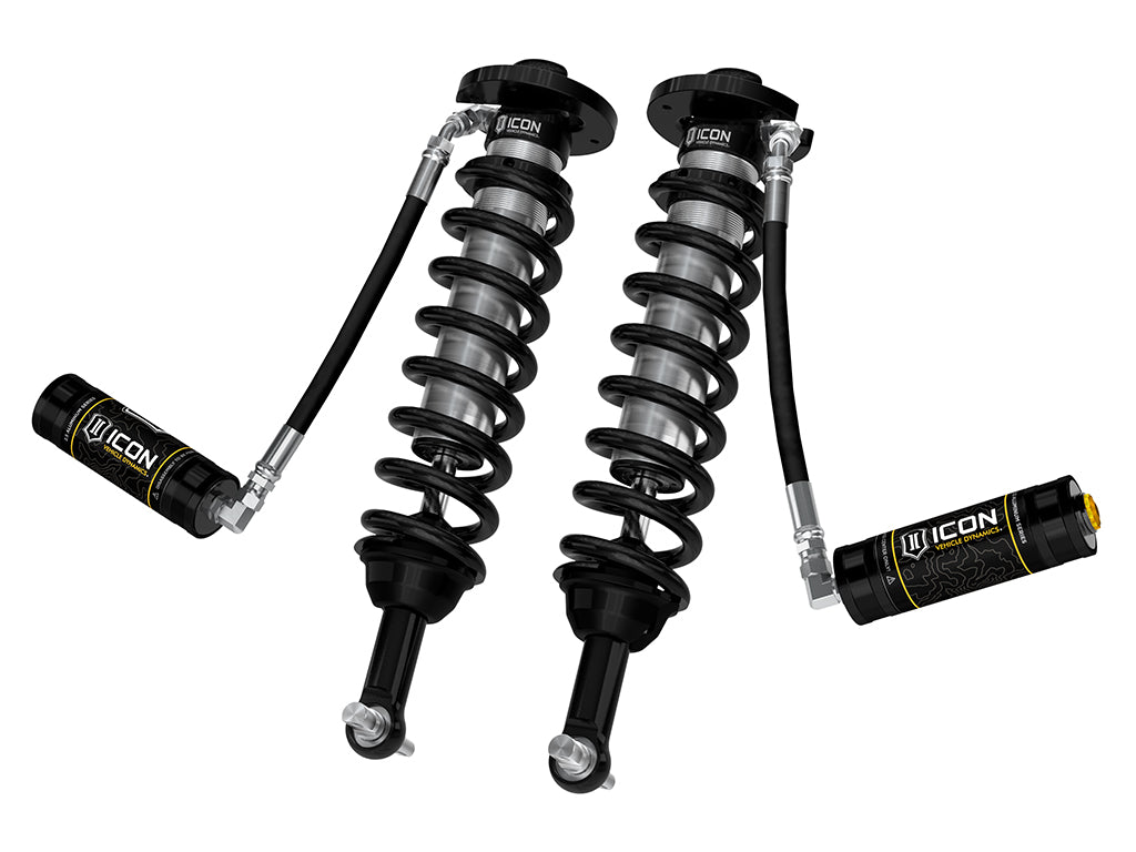 ICON 2021-2026 Ford F-150 2WD, 0-3" Lift, Front, V.S. 2.5 Series Coilovers, Extended Travel, Remote Reservoir, Pair