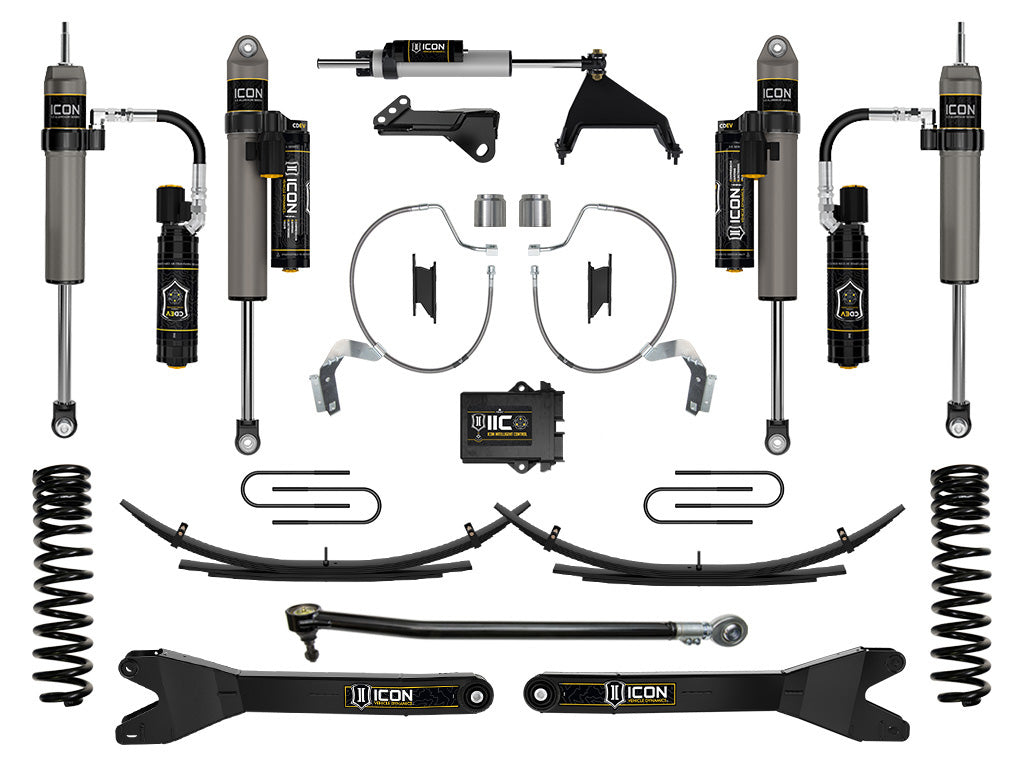ICON 2023-2026 Ford F-250/F-350 Super Duty 4WD, Diesel, 4.5" Lift, Stage 8 Suspension System w/ Radius Arms & Expansion Packs