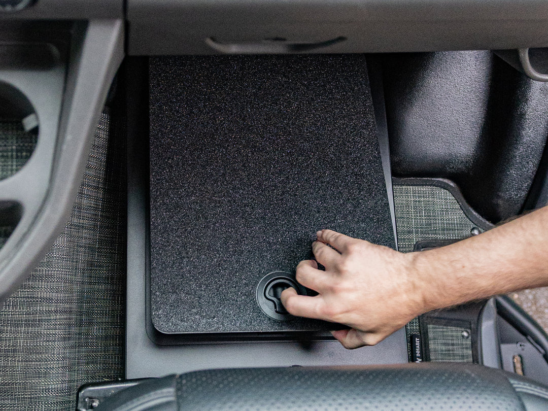 Transit Van Passenger Floor Riser Compartment