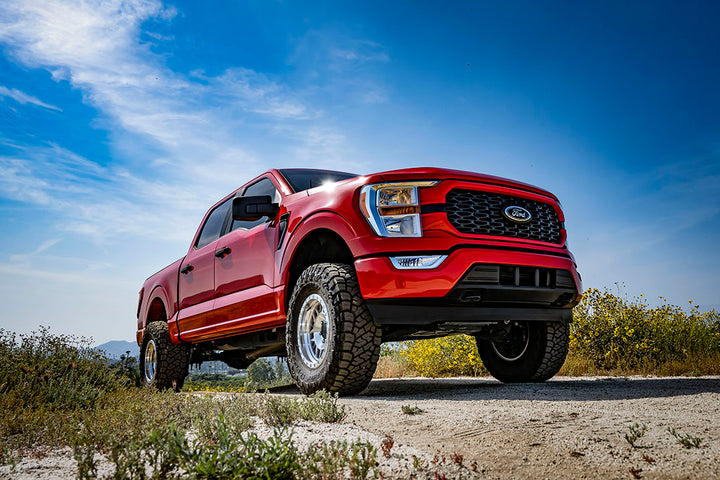 ICON 2021-2026 Ford F-150 4WD, 3.5-4.5" Lift, Stage 3 Suspension System, Tubular, w/ Leaf Packs