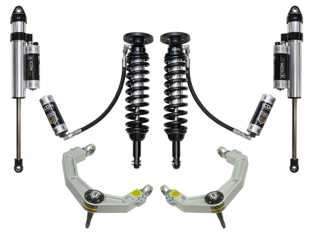 ICON 2009-2013 Ford F-150 4WD, 1.75-2.63" Lift, Stage 5 Suspension System, Billet