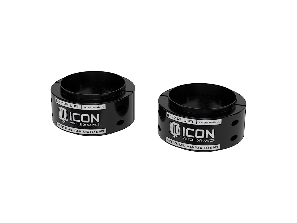 ICON Alloys 2021-2026 Ford F-150 Raptor, .5-2.5" Lift, Front, Attitude Adjustment Collar Leveling Kit