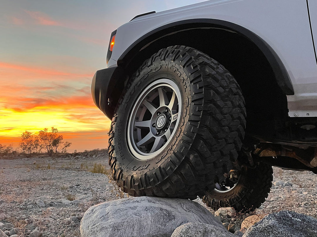 ICON Alloys Rebound Pro, Titanium, 17 x 8.5 / 6 x 5.5, 25mm Offset, 5.75" BS
