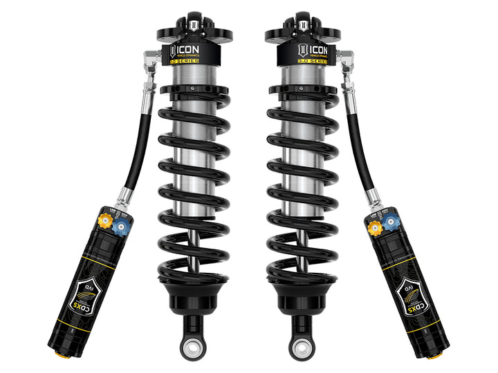 ICON 2022-2026 Toyota Tundra 1.25-3.25" Lift/2023-2026 Sequoia 3-4.25" Lift, V.S. 3.0 Series Front Coilover Kit, Remote Reservoir w/ CDXS, Pair