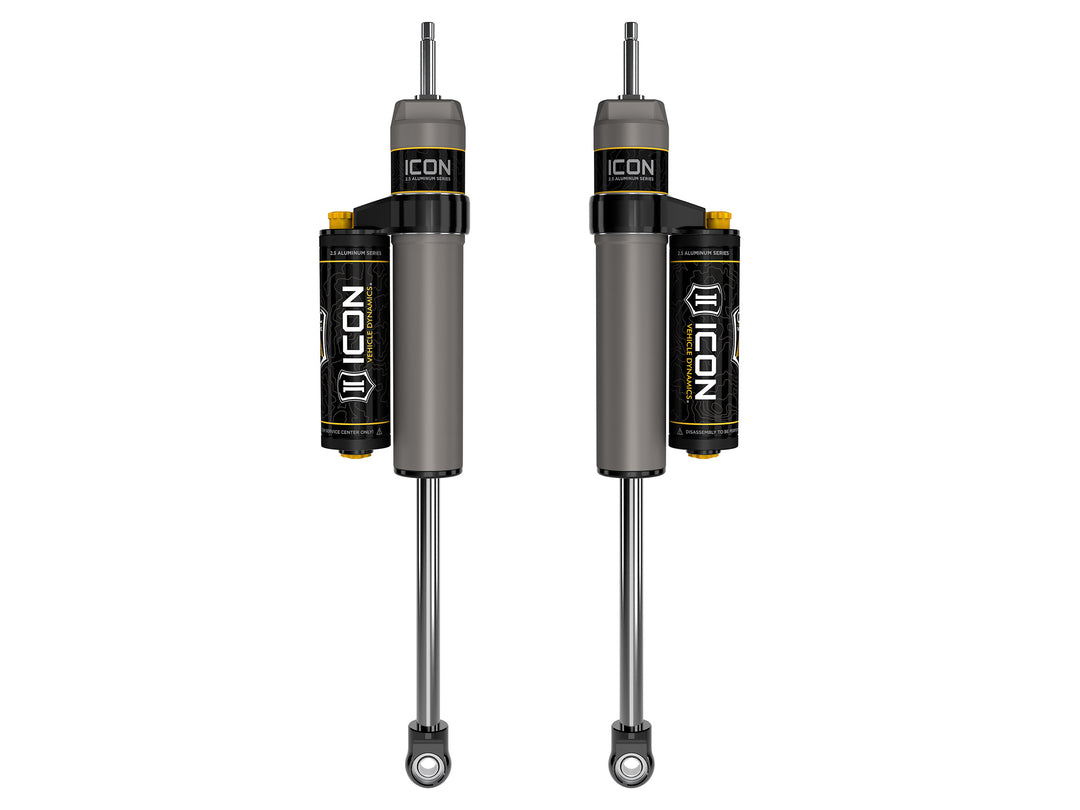 ICON 2019-2026 Ram 1500, 0-3” Lift, Rear, V.S. 2.5 Aluminum Series Shock Absorbers, Piggyback Reservoir w/ CDCV, Pair