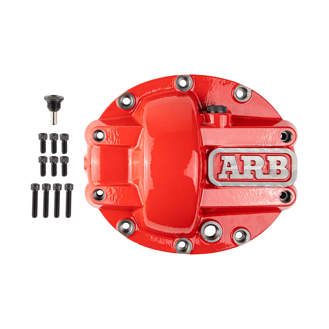 ARB Differential Cover for Jeep Models – Cast Iron, Red Powder-Coated Protection