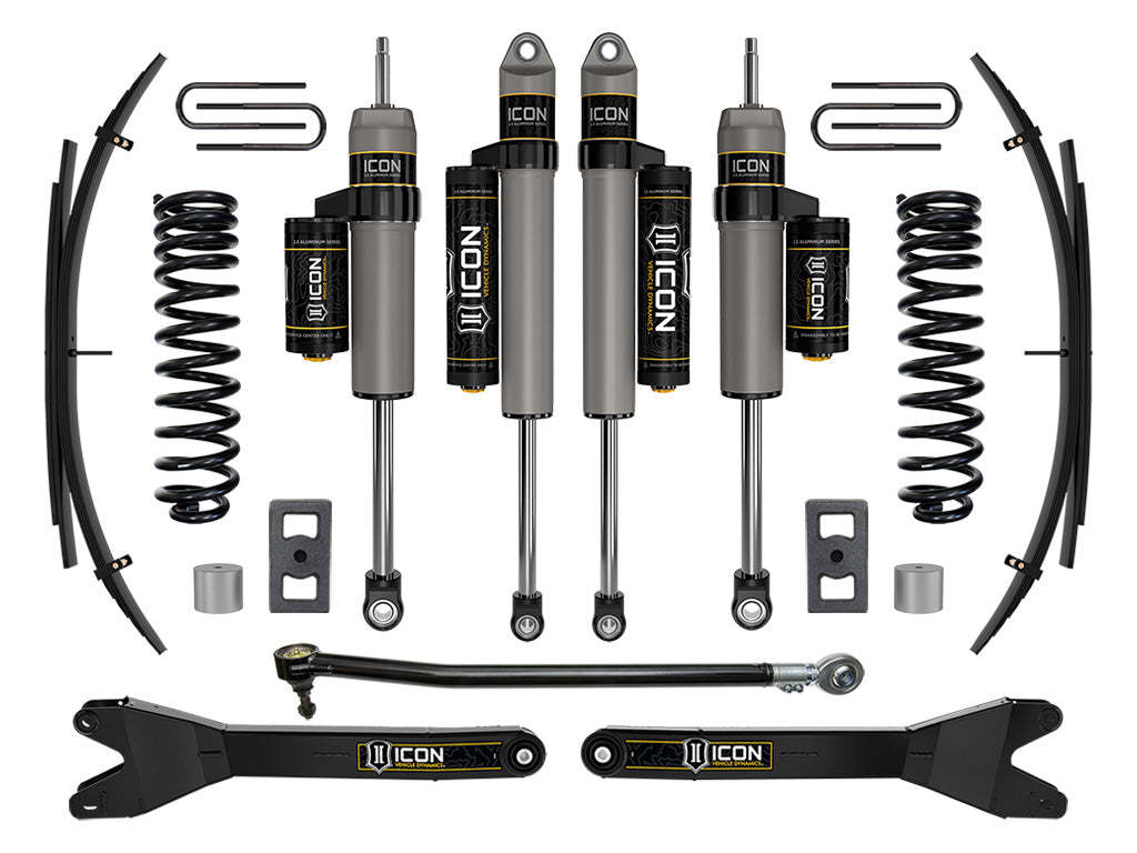 ICON 2023-2026 Ford F-250/F-350 Super Duty 4WD, Gas, 2.5" Lift, Stage 3 Suspension System w/ Radius Arms and Expansion Packs