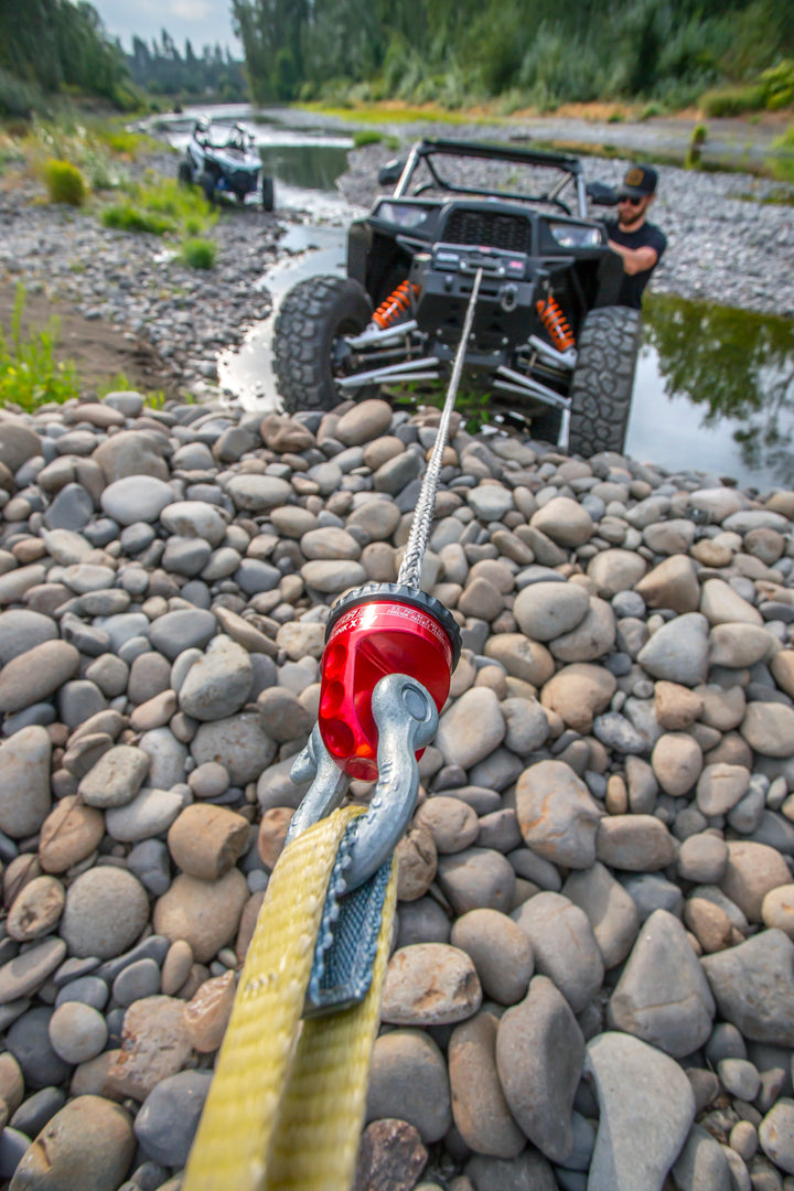 Factor 55 ProLink XTV Winch Shackle Mount in Black – Heavy-Duty Aluminum, Easy Installation for UTVs and ATVs