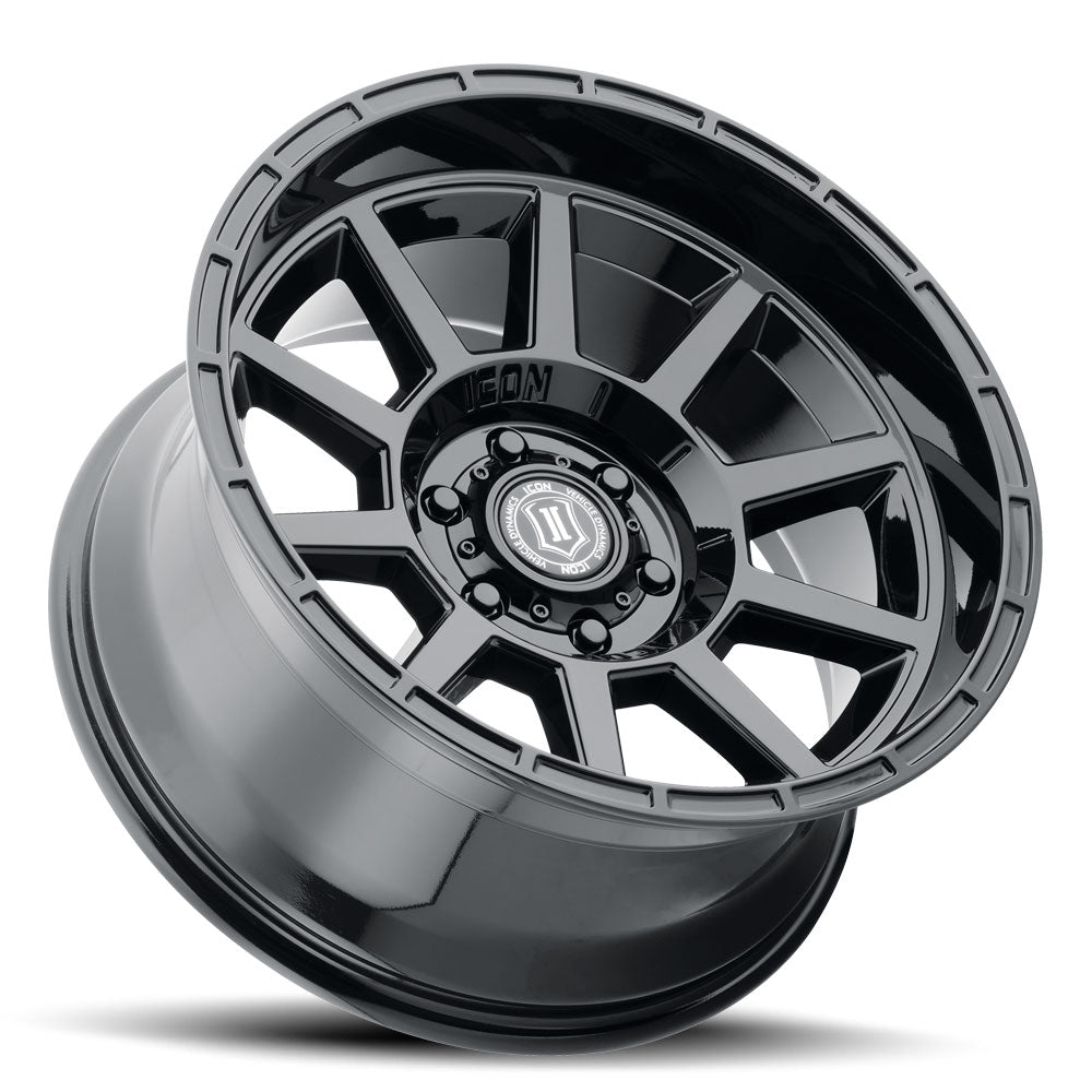 ICON Alloys Recoil, Gloss Black, 20 x 10 / 5 x 150, -24mm Offset, 4.5" BS