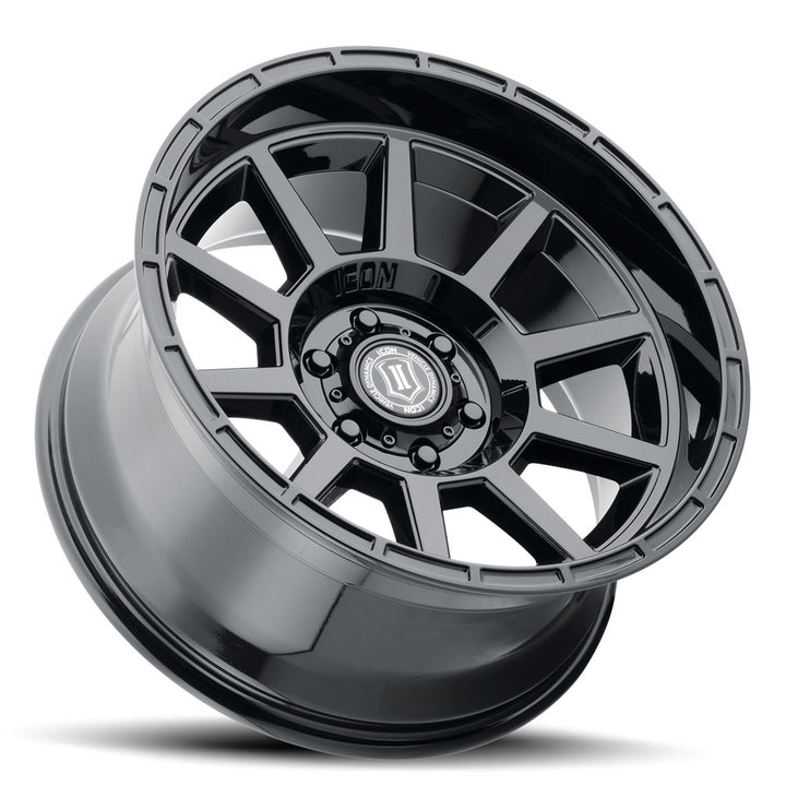 ICON Alloys Recoil, Gloss Black, 20 x 10 / 5 x 150, -24mm Offset, 4.5" BS