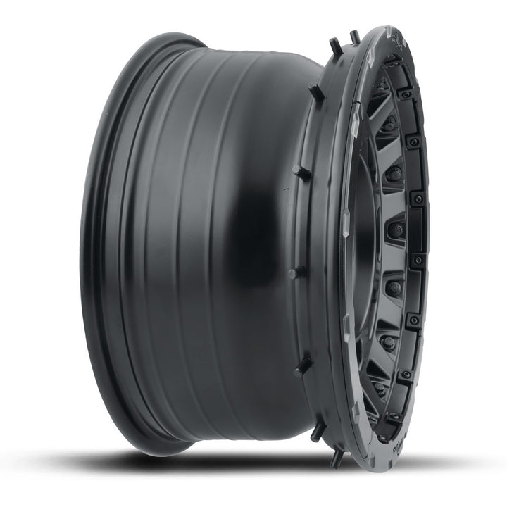 ICON Alloys Hammer Pro, Satin Black, 17 x 8.5 / 6 x 5.5, 25mm Offset, 5.75" BS