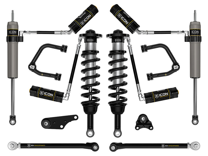 ICON 2024-2026 Toyota Tacoma 1.25-3" Lift, Stage 7 Suspension System, Tubular