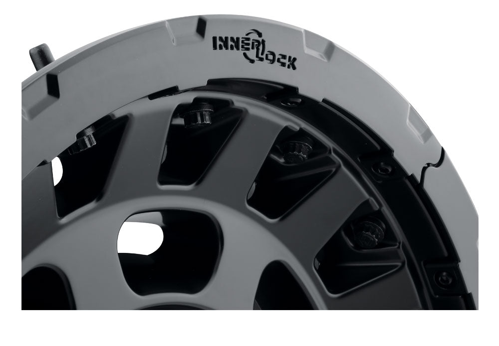 ICON Alloys Hammer Pro, Satin Black, 17 x 8.5 / 6 x 5.5, 0mm Offset, 4.75" BS