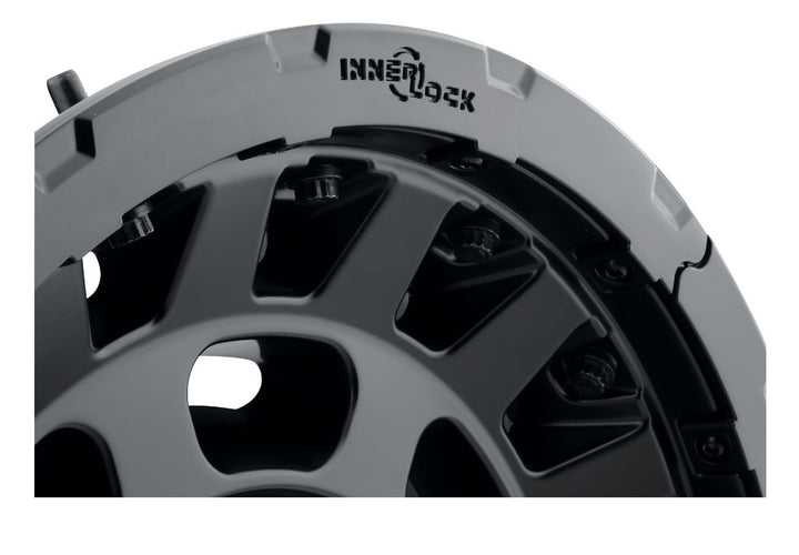 ICON Alloys Hammer Pro, Satin Black, 17 x 8.5 / 6 x 5.5, 25mm Offset, 5.75" BS