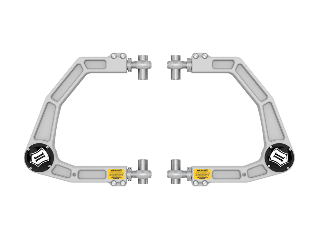 ICON 2024-2026 Toyota Tacoma/2024-2026 Toyota Land Cruiser 250 Series/2024-2026 Lexus GX550/2025-2026 Toyota 4Runner, Front, Billet Upper Control Arms w/ Delta Joint Pro