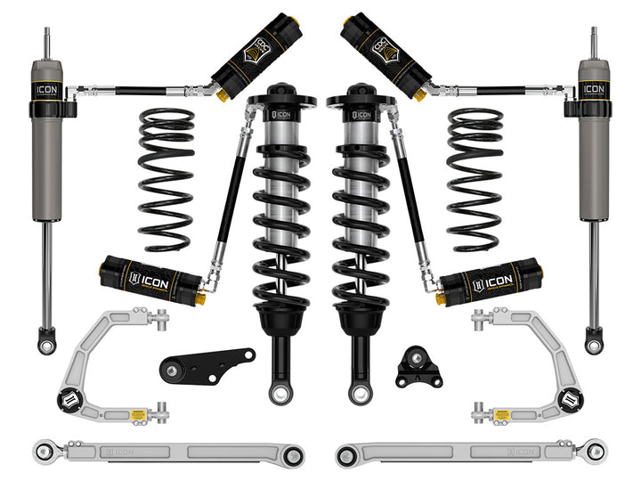 ICON 2024-2026 Toyota Tacoma 1.25-3" Lift, Stage 8 Suspension System, Billet, Overland Rear Springs