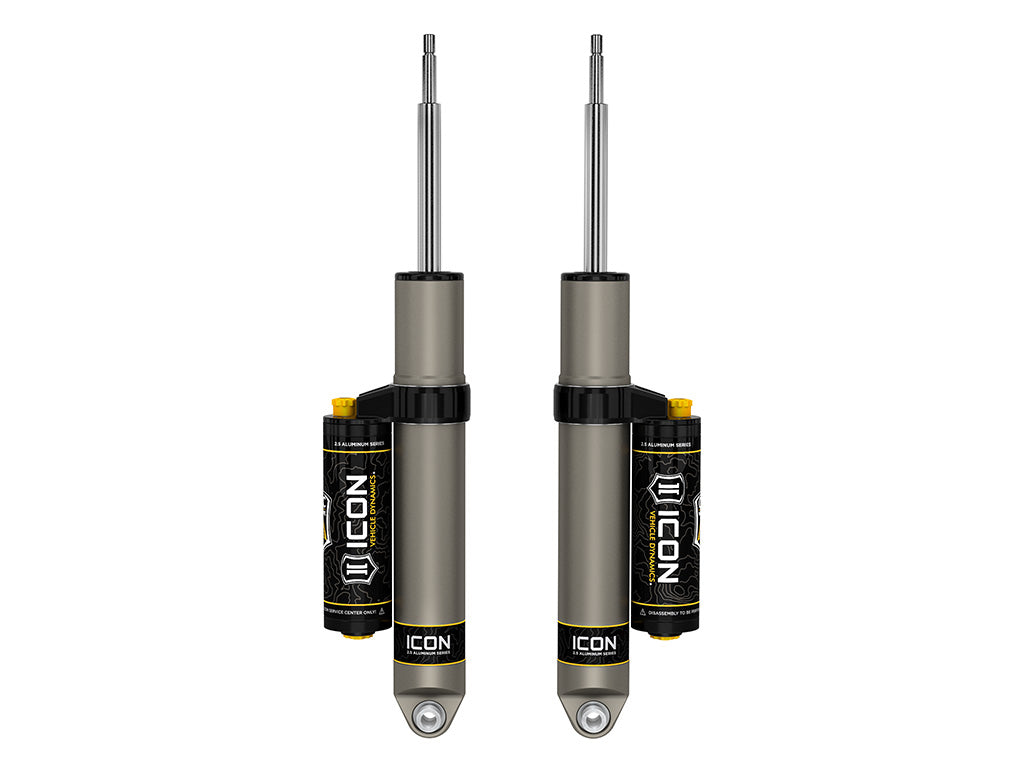ICON 2014-2026 Ram 2500, w/ ICON .5" Lift Performance Rear Coils, Rear, V.S. 2.5 Aluminum Series Shock Absorbers, Piggyback Reservoir w/ CDCV, Pair