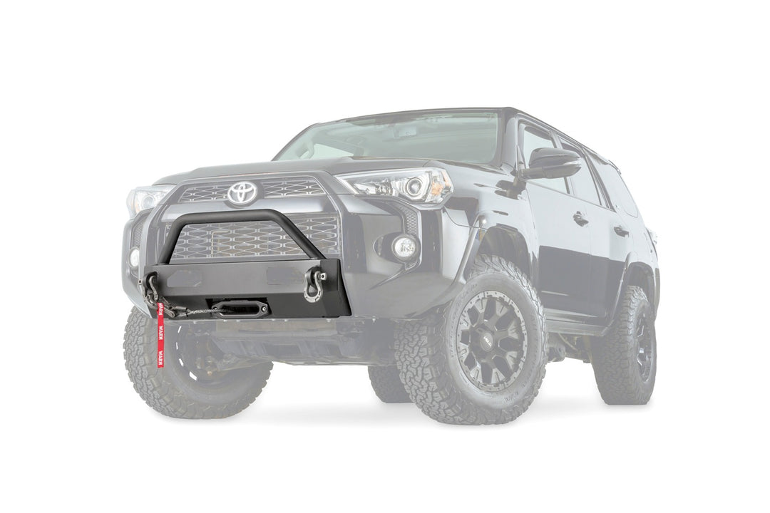 Warn Semi-Hidden Winch Mount for Toyota 4Runner – Robust Front-End Protection with Heavy-Duty Winch Compatibility