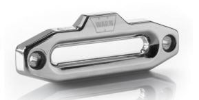 Warn Premium Polished Forged Fairlead - 1 Inch Thick, 10 Inch Wide with Standard Opening