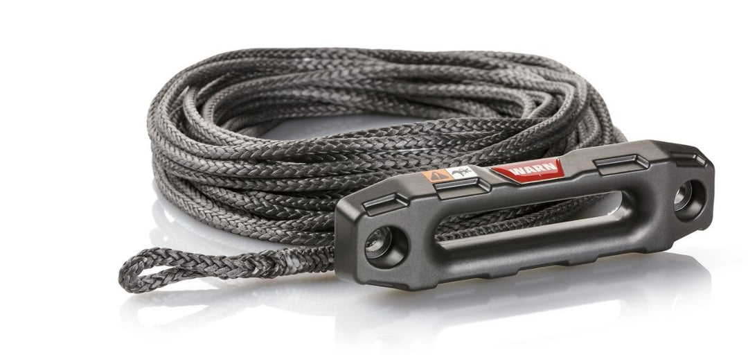 Warn 1/4 inch x 50 ft Spydura Synthetic Rope Conversion Kit for Long Drum Winches