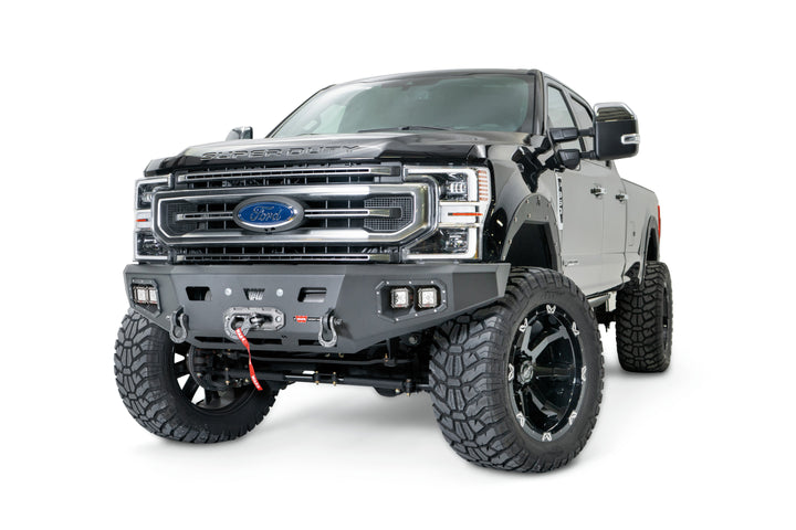 Warn Ascent HD Bumper for Ford F-250 and F-350 2017-2022 with Large-Frame Winch Compatibility