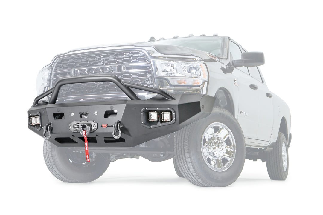 Warn Ascent HD Bumper with Pre-Runner Guard for Ram 2500/3500 2019-2025