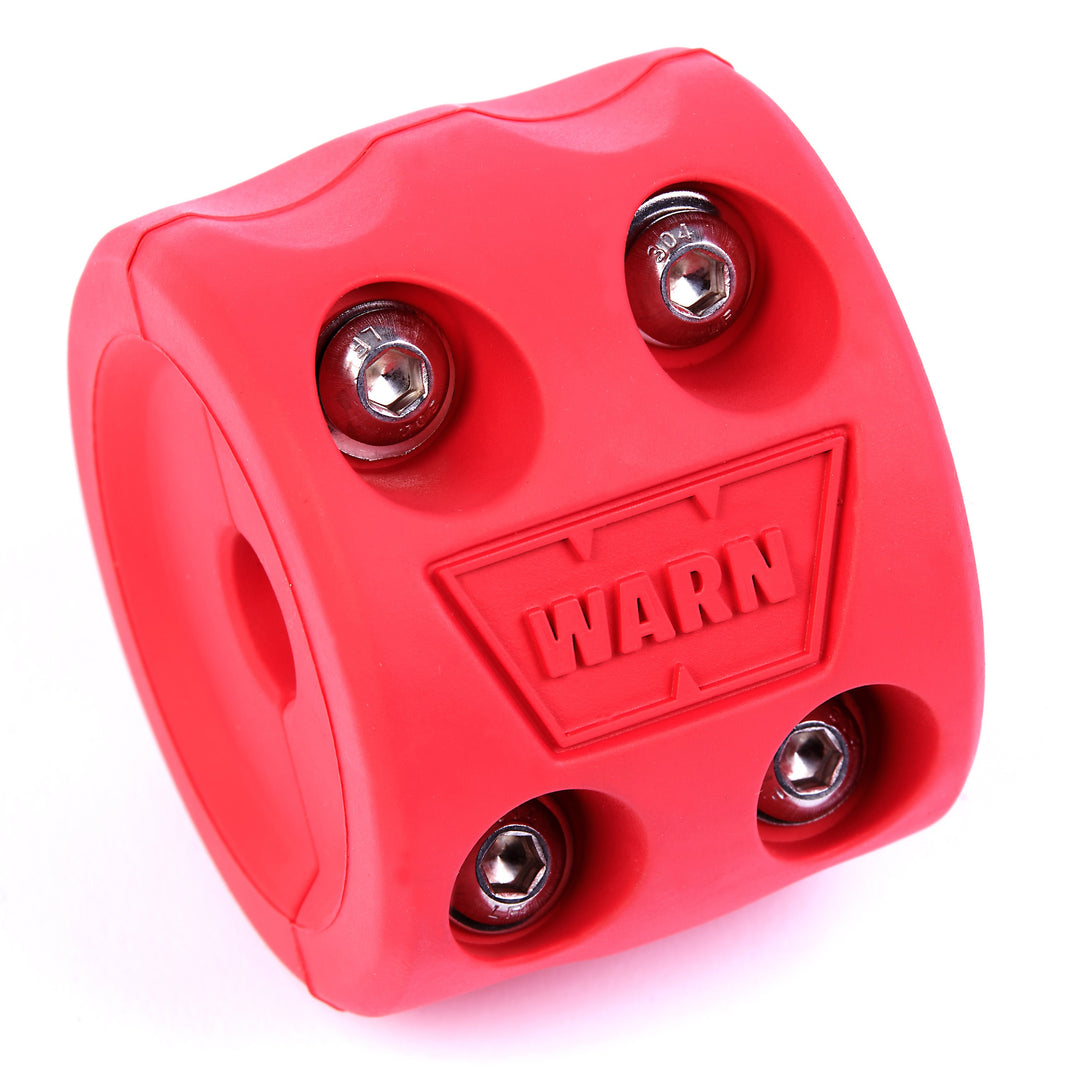 Warn Winch Hook Bump Stop Red – Durable Rubber Split Design for Automotive and Powersports Equipment