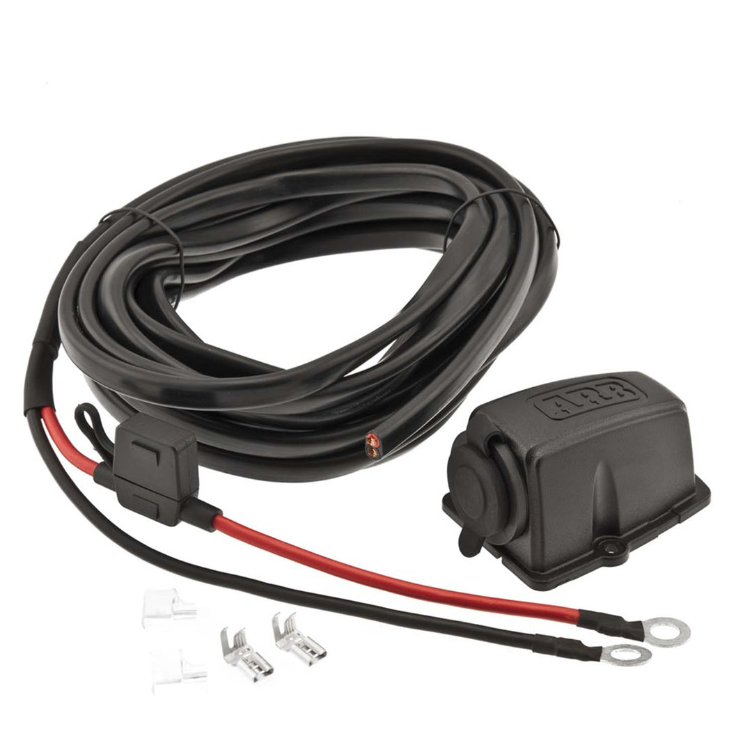 ARB Fridge Wiring Kit Part 10900027 – 20ft 8-Gauge Auto Cable with Fuse and Terminals