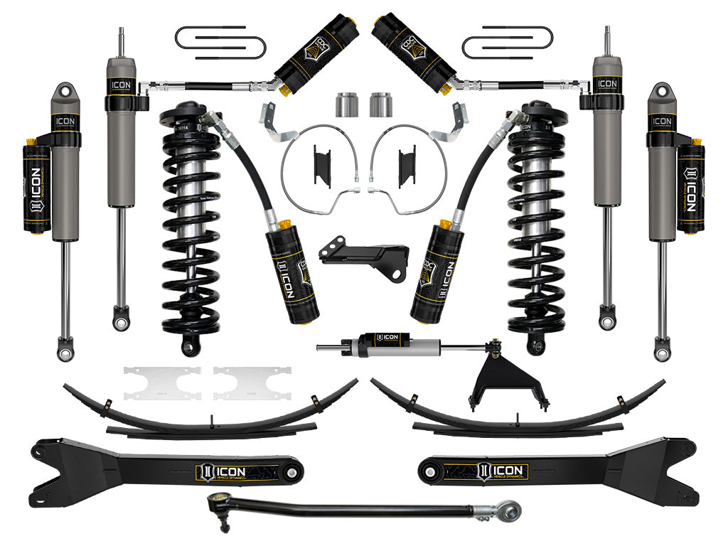 ICON 2023-2026 Ford F-250/F-350 Super Duty 4WD, 4-5.5" Lift, Stage 7 Coilover Conversion System w/ Radius Arms & Expansion Packs
