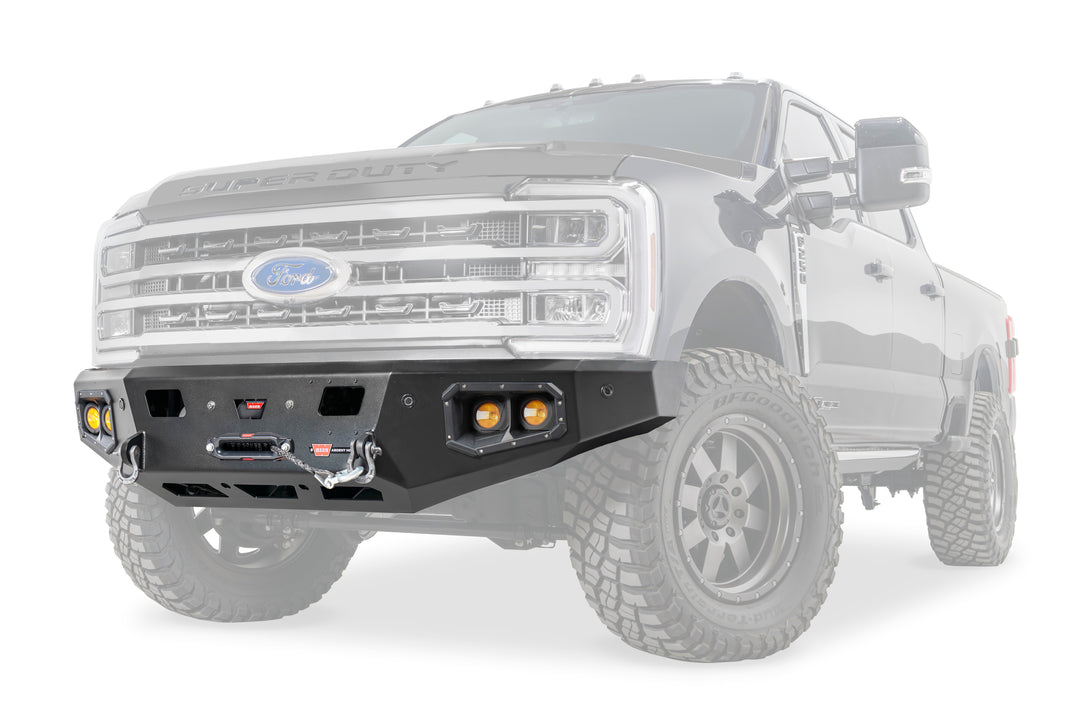 Warn Ascent HD Bumper for Ford Super Duty 2023-2026 with Integrated Winch Mounting