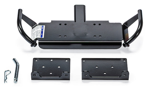 Warn Multi-Mount Winch Carrier for 2-Inch Hitch Receivers – Compatible with Warn AXON and VRX Winches