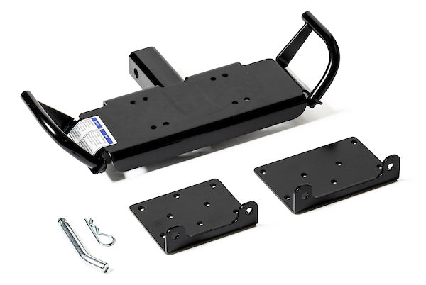 Warn Multi-Mount Winch Carrier for 2-Inch Hitch Receivers – Compatible with Warn AXON and VRX Winches