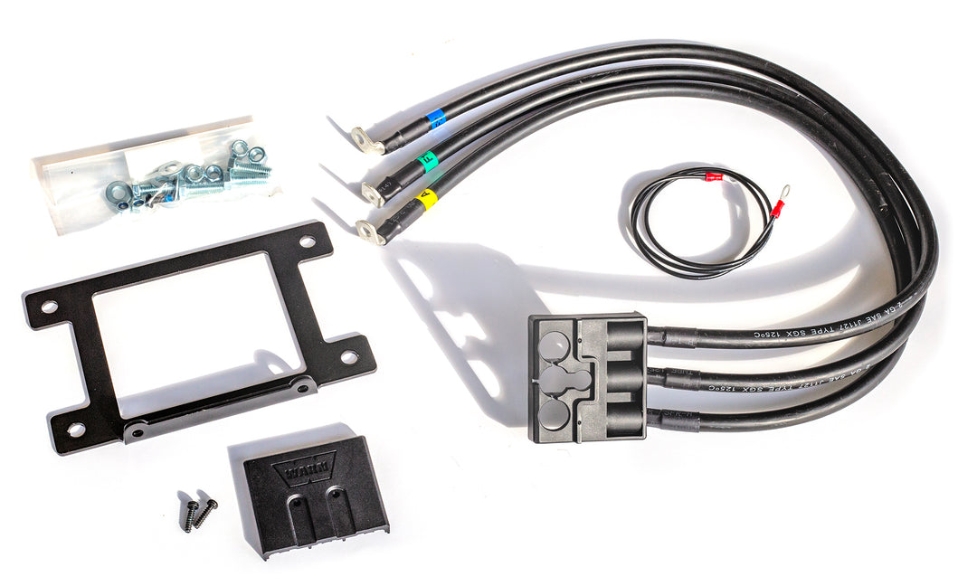 Warn ZEON XC Control Pack Relocation Wiring Kit - 31 Inch, Black Wire, Part 111872