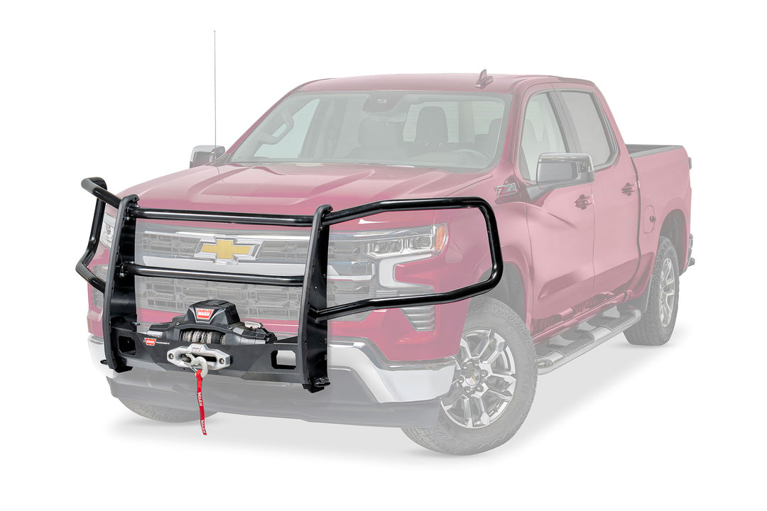 Warn Trans4mer Bracket Kit for 2022+ Chevrolet Silverado 1500 – Black Steel Modular Winch Mount System
